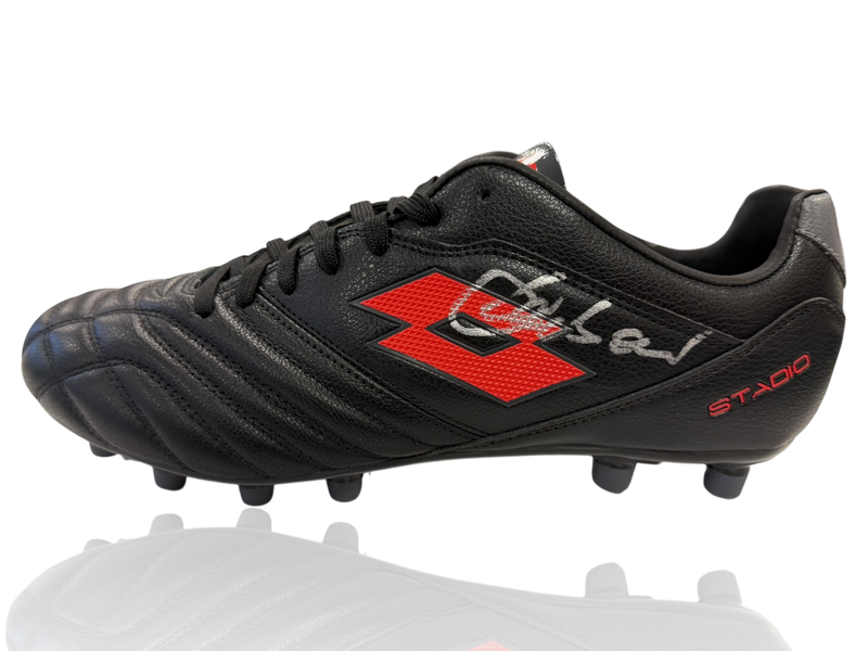 FRANCO BARESI SIGNED AC MILAN LOTTO FOOTBALL BOOT (ACG CERT AG17718)-1