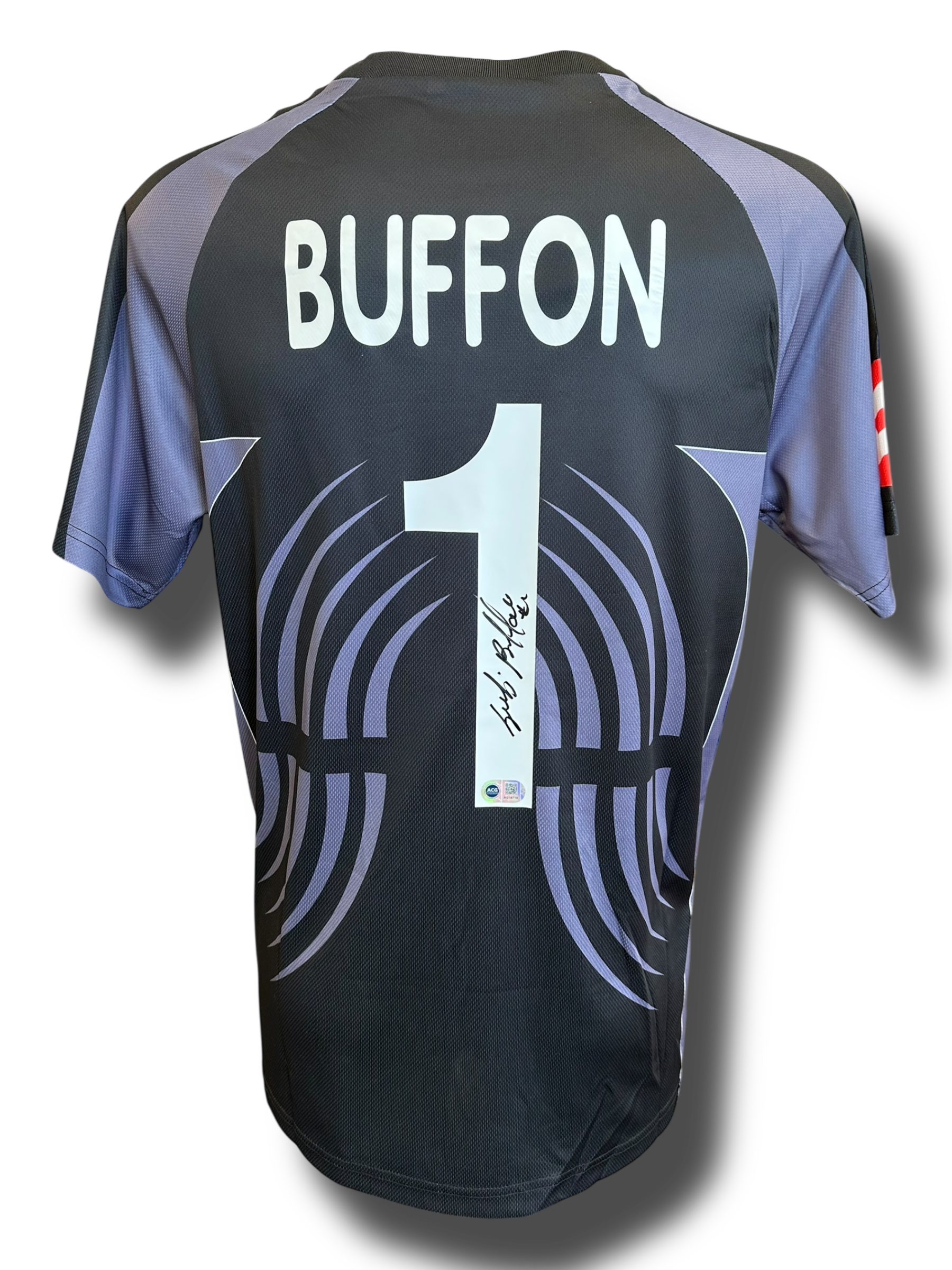 GIANLUIGI BUFFON SIGNED 2001/02 JUVENTUS GOALKEEPER SHIRT (ACG CERT AG16718)