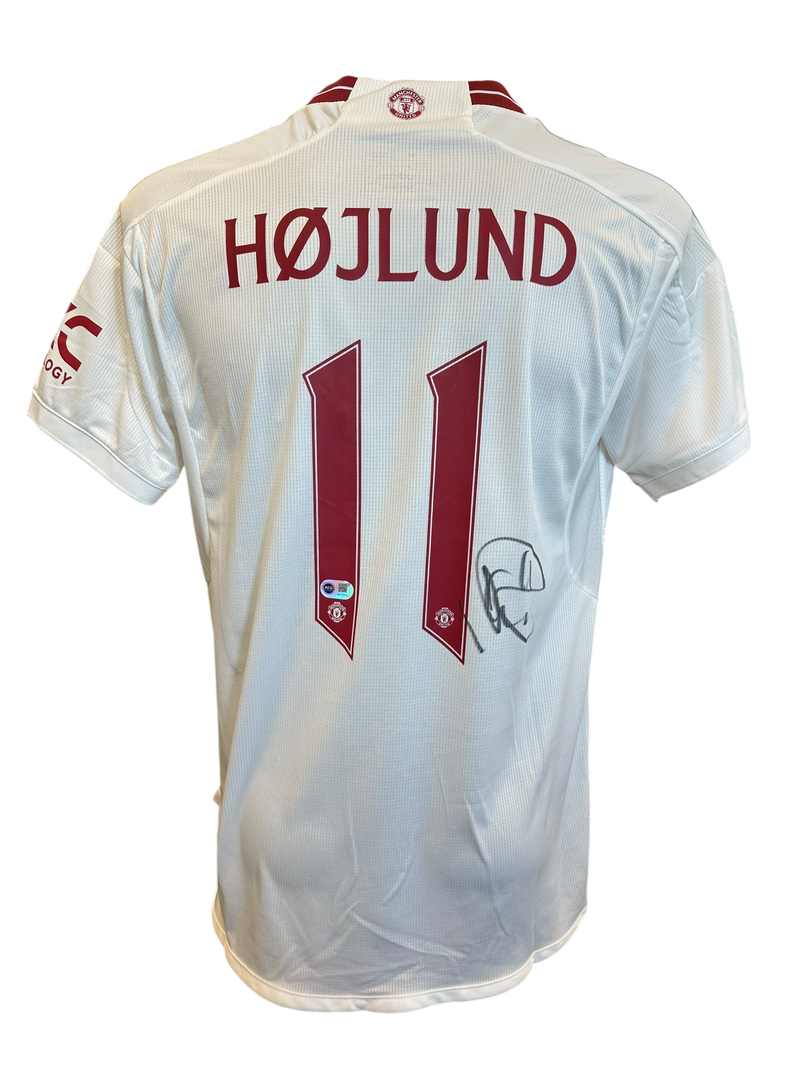 RASMUS HOJLUND SIGNED 2023/24 MANCHESTER UTD AWAY SHIRT (ACG CERT AG17212)-1