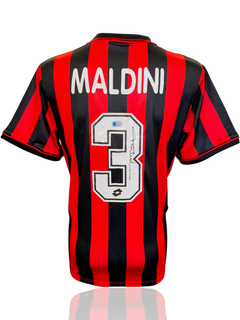 PAOLO MALDINI SIGNED AC MILAN 97/98 HOME SHIRT (ACG CERT AG17403)-1