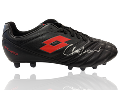FRANCO BARESI SIGNED AC MILAN LOTTO FOOTBALL BOOT (ACG CERT AG17719)-1