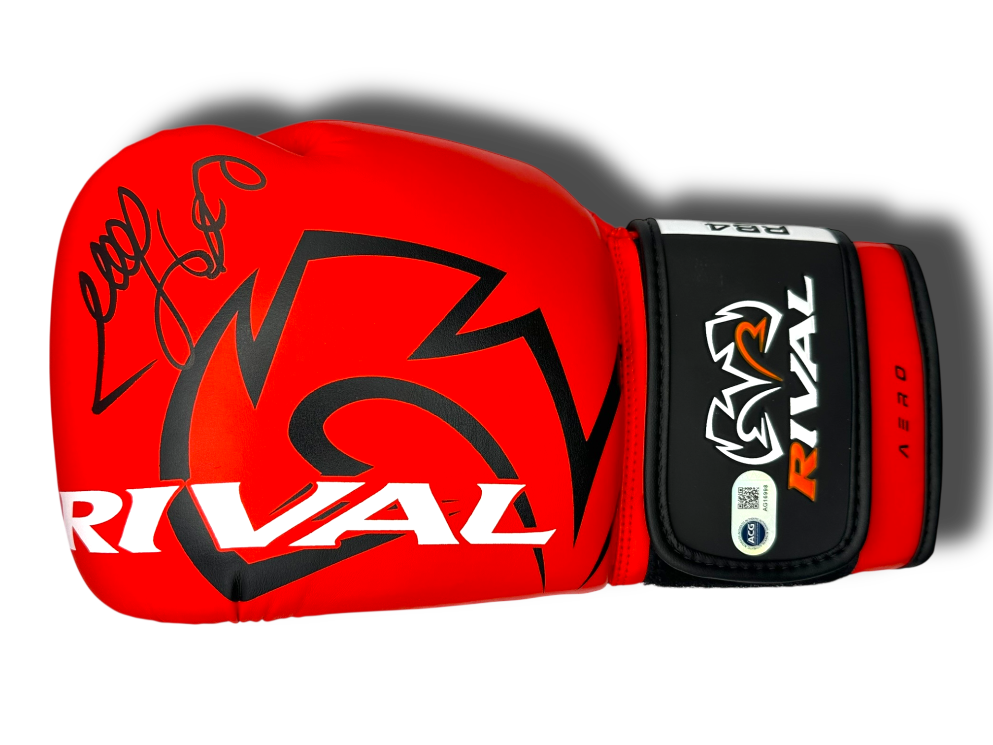 OLEKSANDR USYK SIGNED RIVAL RED BOXING GLOVE UNDISPUTED CHAMP (ACG CERT AG16998)