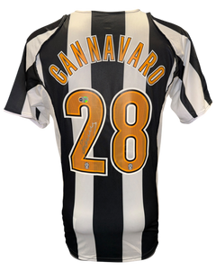 FABIO CANNAVARO SIGNED JUVENTUS 2004/05 HOME SHIRT (ACG CERT AG17443)-1