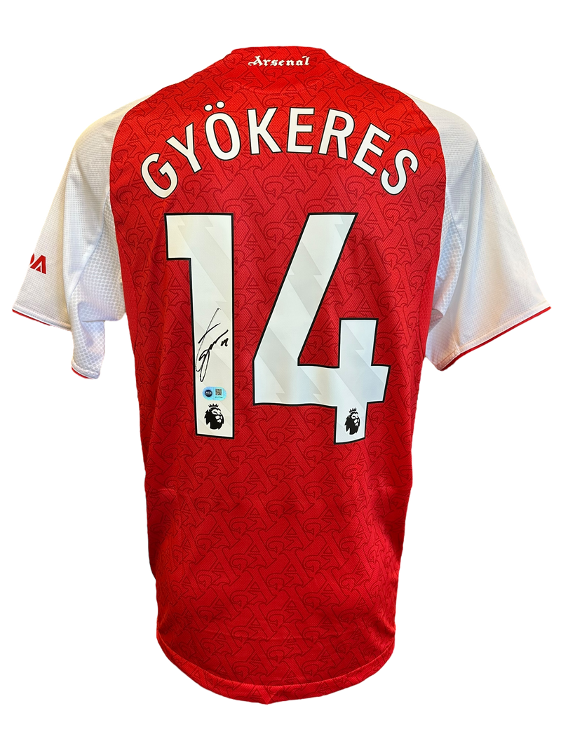 VIKTOR GYOKERES SIGNED ARSENAL FC 2025/26 HOME SHIRT (ACG CERT AG17298)-1
