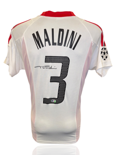 PAOLO MALDINI SIGNED AC MILAN 2002/03 AWAY SHIRT (ACG CERT AG17402)-1