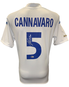 FABIO CANNAVARO SIGNED ITALY 2000/02 AWAY SHIRT (ACG CERT AG17444)-1