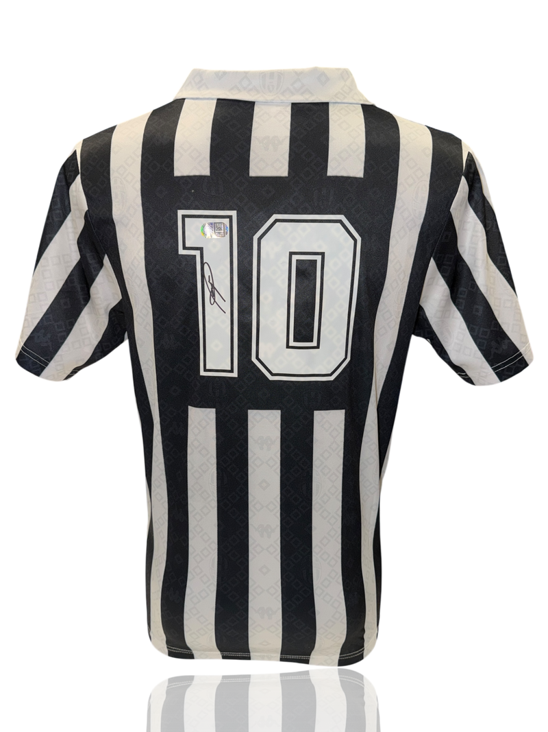 ROBERTO BAGGIO SIGNED 1993 JUVENTUS FOOTBALL HOME SHIRT (ACG CERT AG17589)-1