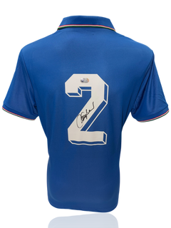 FRANCO BARESI SIGNED ITALY 1982 WORLD CUP WIN HOME SHIRT (ACG CERT AG17695)-1