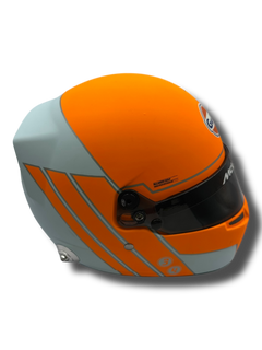 LANDO NORRIS SIGNED MCLAREN 1/2 SIZE GULF F1 HELMET (ACG CERT AG16964)-5