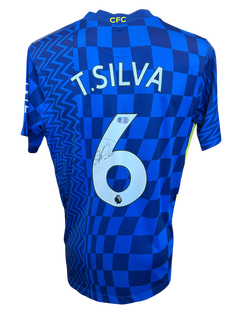 THIAGO SILVA SIGNED CHELSEA FC 2022/23 HOME SHIRT (ACG CERT AG17229)-1