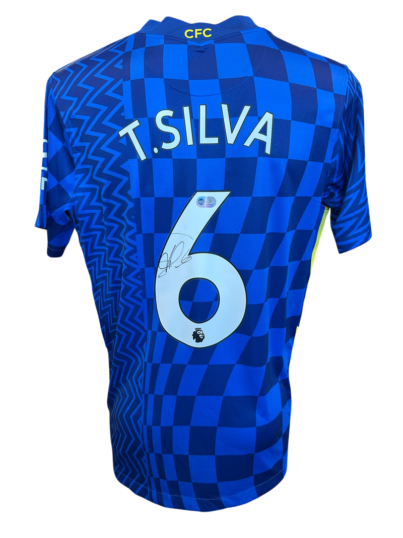 THIAGO SILVA SIGNED CHELSEA FC 2022/23 HOME SHIRT (ACG CERT AG17229)-1