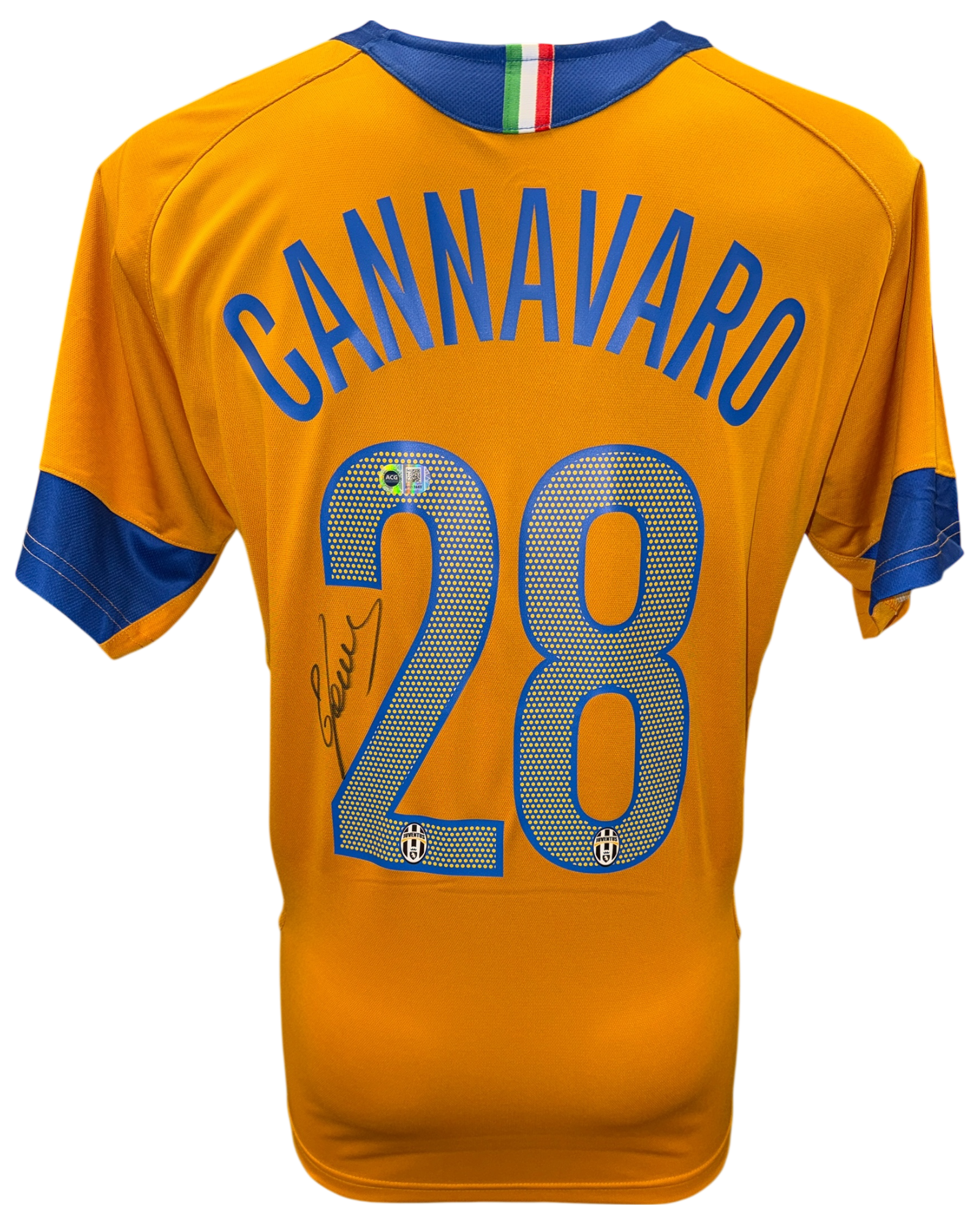 FABIO CANNAVARO SIGNED JUVENTUS 2005/06 AWAY SHIRT (ACG CERT AG17445)-1
