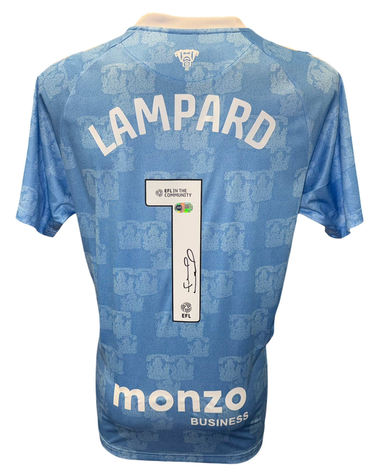FRANK LAMPARD SIGNED COVENTRY CITY 2025/26 HOME SHIRT (ACG CERT AG17434)-1