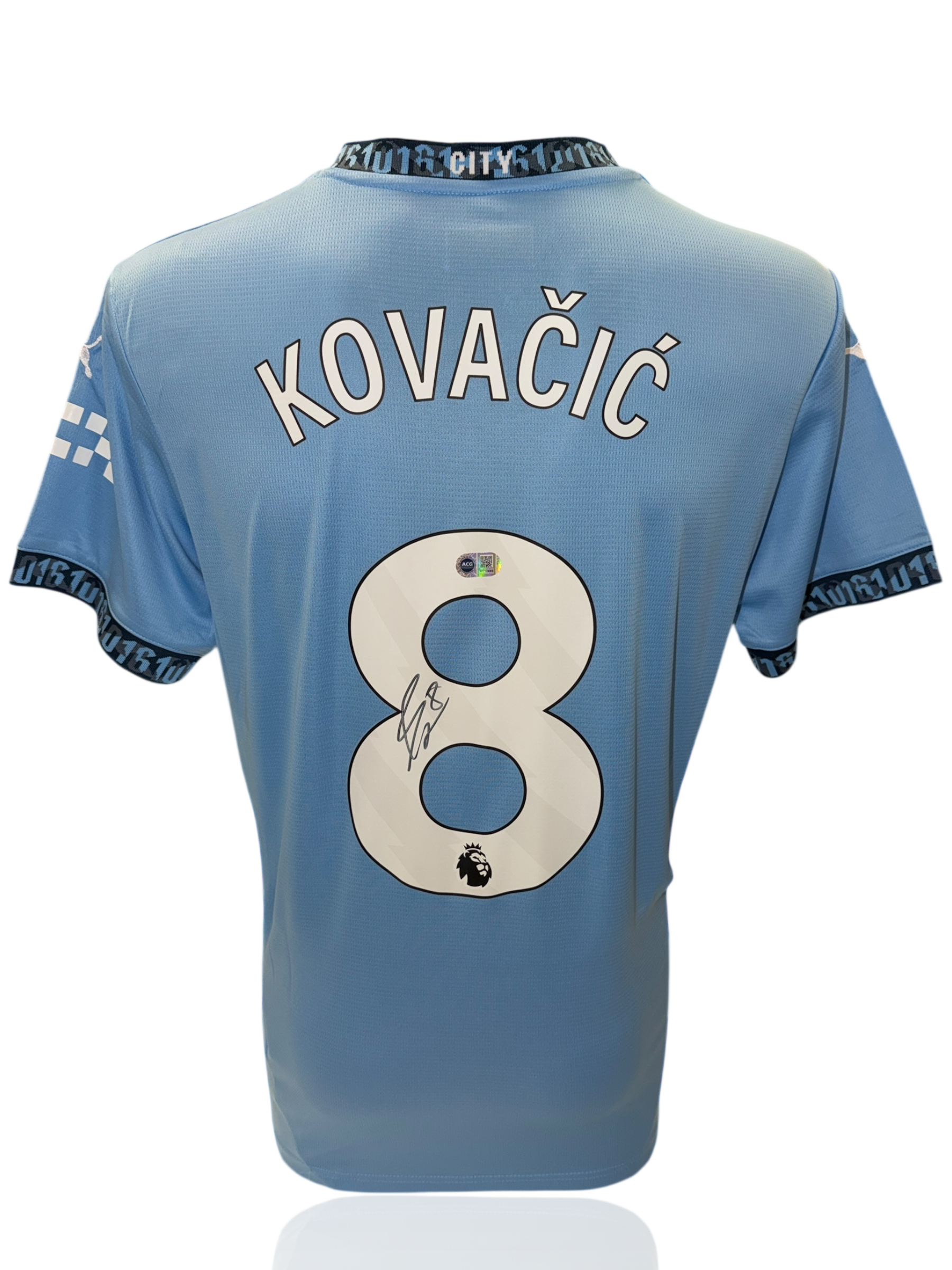 MATEO KOVACIC SIGNED 2024/25 MANCHESTER CITY HOME SHIRT (ACG CERT AG17498)-1