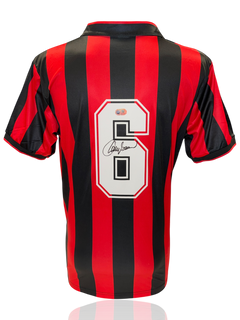 FRANCO BARESI SIGNED AC MILAN 1990/91 HOME SHIRT (ACG CERT AG17696)-1