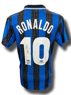 RONALDO NAZARIO SIGNED INTERNAZIONALE 1997/98 HOME SHIRT (ACG CERT AG16637)-1