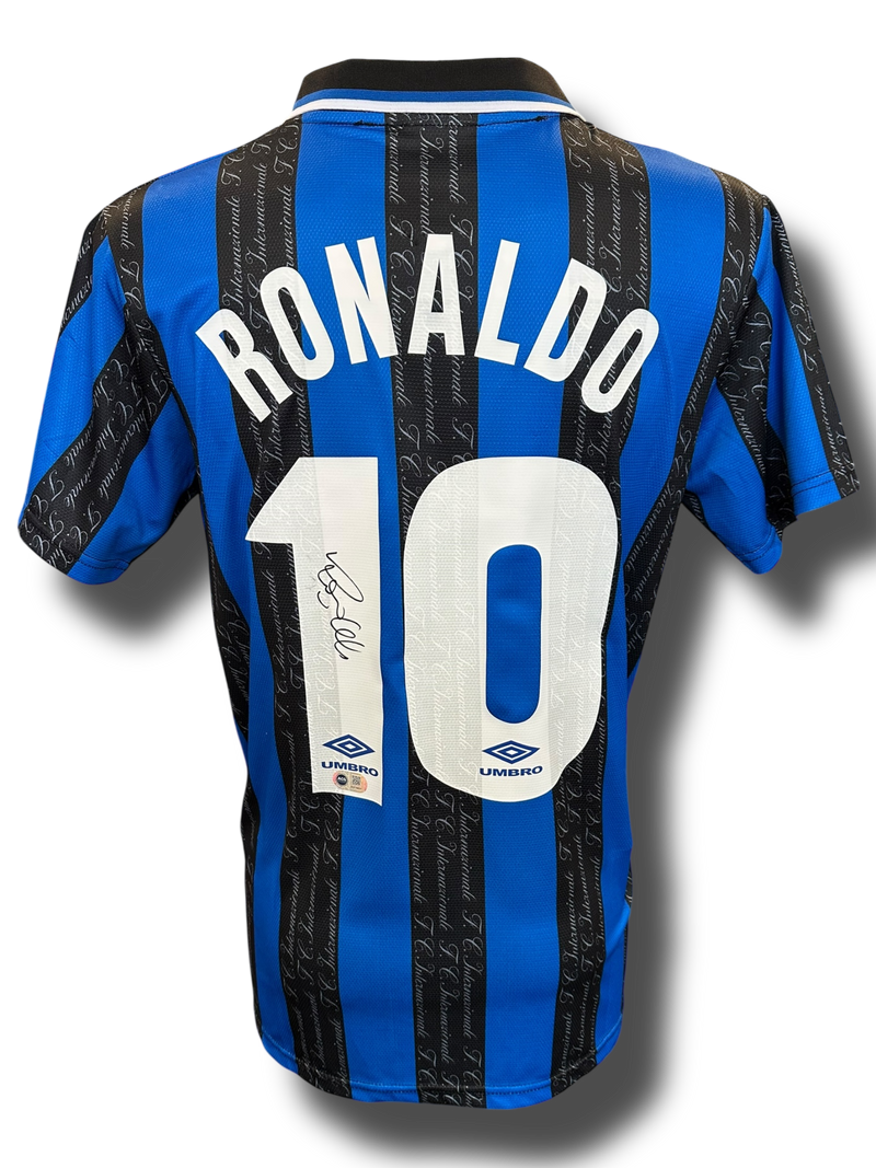 RONALDO NAZARIO SIGNED INTERNAZIONALE 1997/98 HOME SHIRT (ACG CERT AG16637)-1