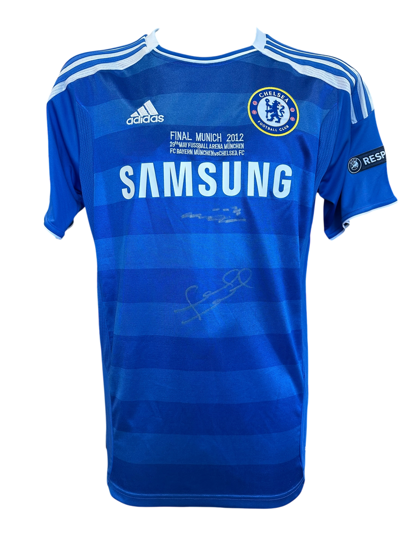 FRANK LAMPARD & JOHN TERRY SIGNED CHELSEA 2012 UCL HOME SHIRT (ACG CERT AG17227)-1