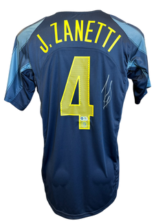 JAVIER ZANETTI SIGNED INTER MILAN 2004/05 AWAY SHIRT (ACG CERT AG17279)-1