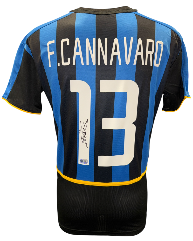 FABIO CANNAVARO SIGNED INTERNAZIONALE 2002/03 HOME SHIRT (ACG CERT AG17446)-1