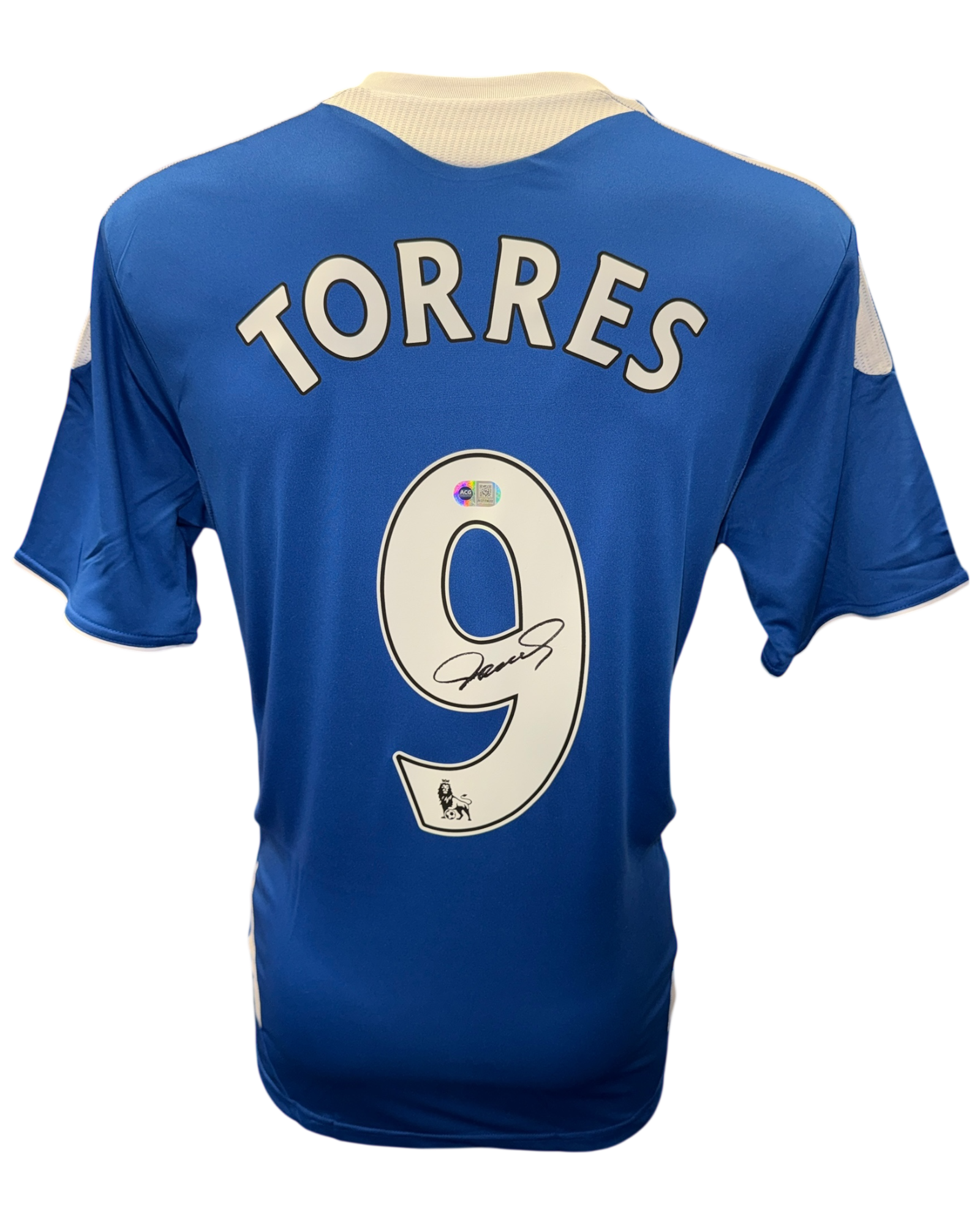 FERNANDO TORRES SIGNED CHELSEA 2011/12 HOME SHIRT (ACG CERT AG17433)-1