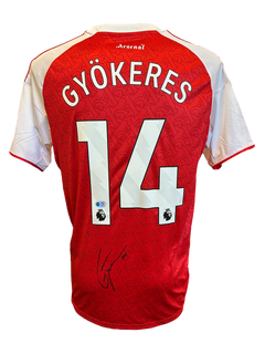VIKTOR GYOKERES SIGNED ARSENAL FC 2025/26 HOME SHIRT (ACG CERT AG17295)-1