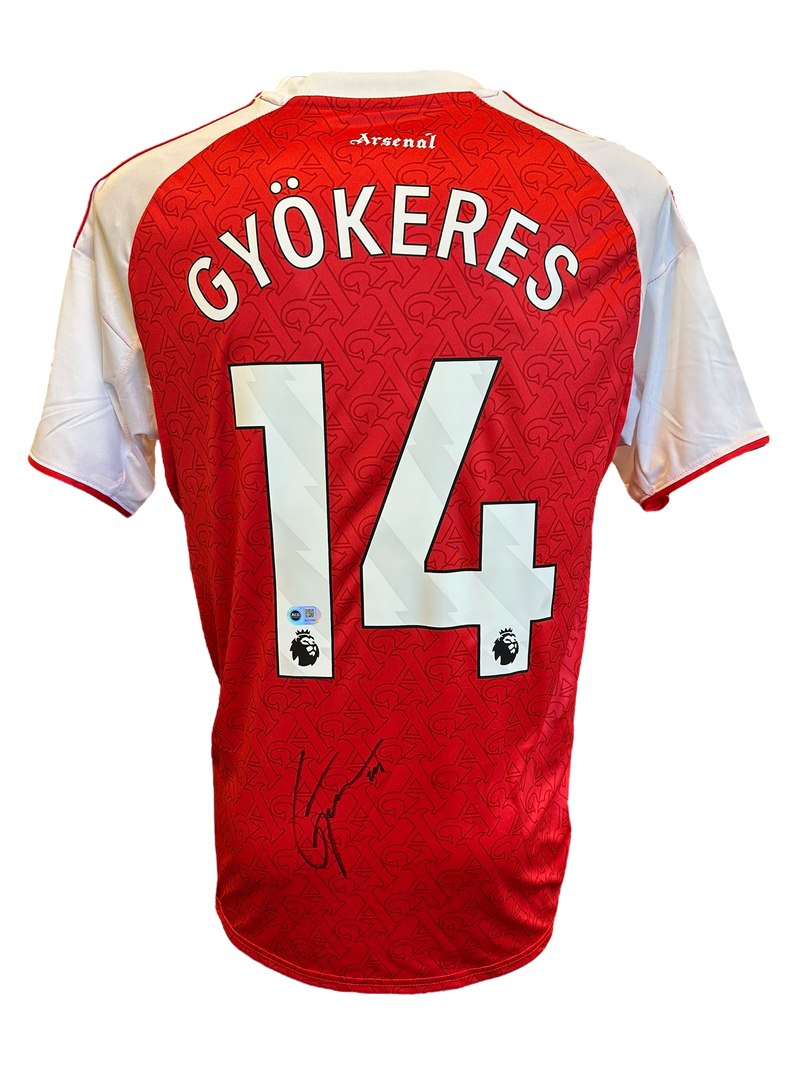 VIKTOR GYOKERES SIGNED ARSENAL FC 2025/26 HOME SHIRT (ACG CERT AG17295)-1