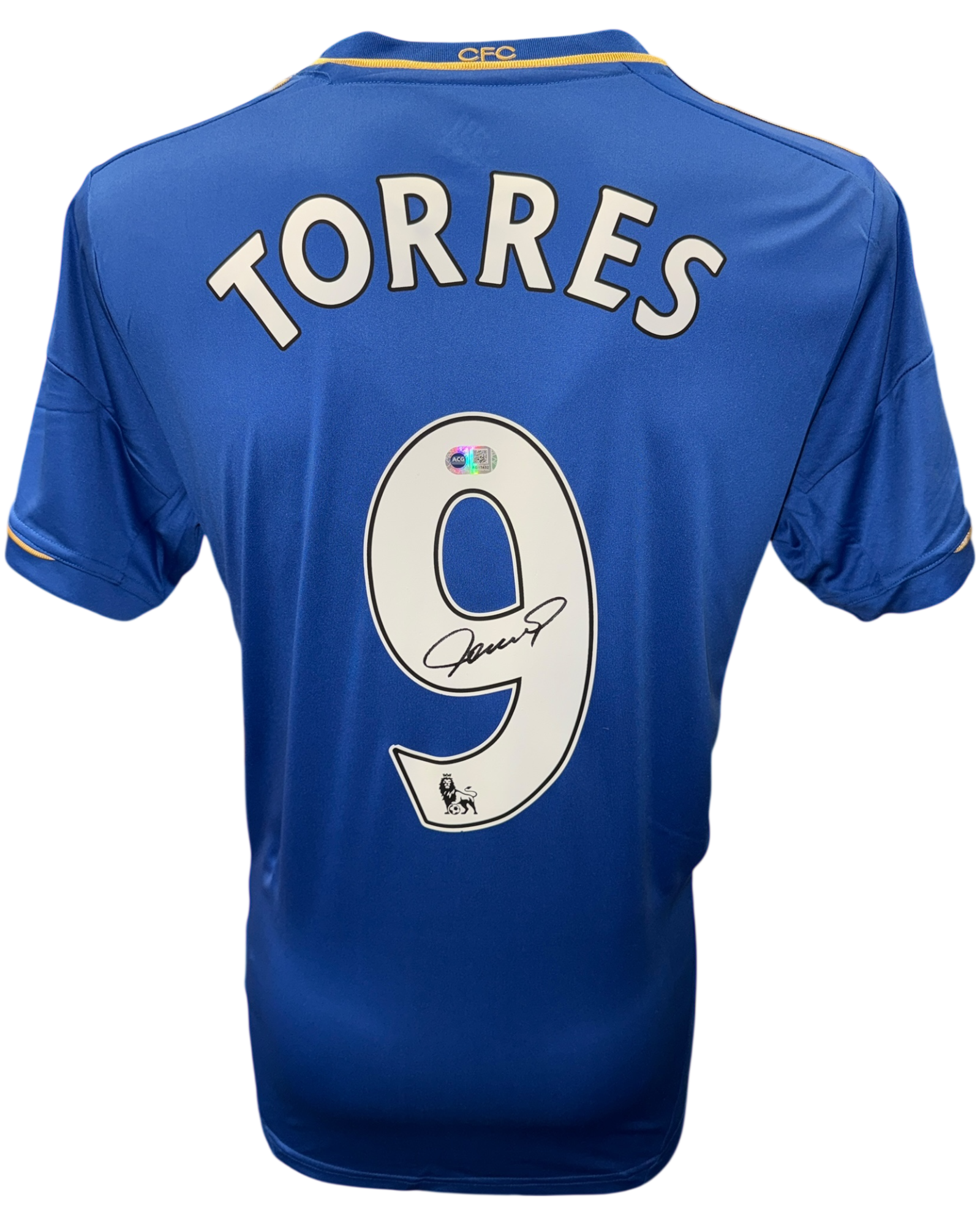FERNANDO TORRES SIGNED CHELSEA 2012/13 HOME SHIRT (ACG CERT AG17432)