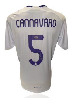 FABIO CANNAVARO SIGNED REAL MADRID 2007/08 HOME SHIRT (ACG CERT AG17496)-1