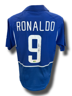 RONALDO NAZARIO SIGNED BRAZIL AWAY 2002 WORLD CUP SHIRT (ACG CERT AG16639)-1