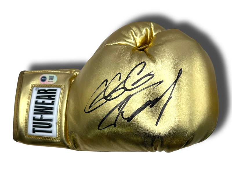GENNADY GOLOVKIN GGG SIGNED GOLD TUF-WEAR BOXING GLOVE (ACG CERT AG16991)-1