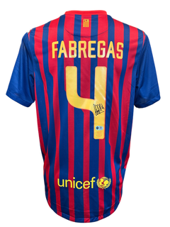 CESC FABREGAS SIGNED FC BARCELONA 2011/22 HOME SHIRT (ACG CERT AG17254)-1