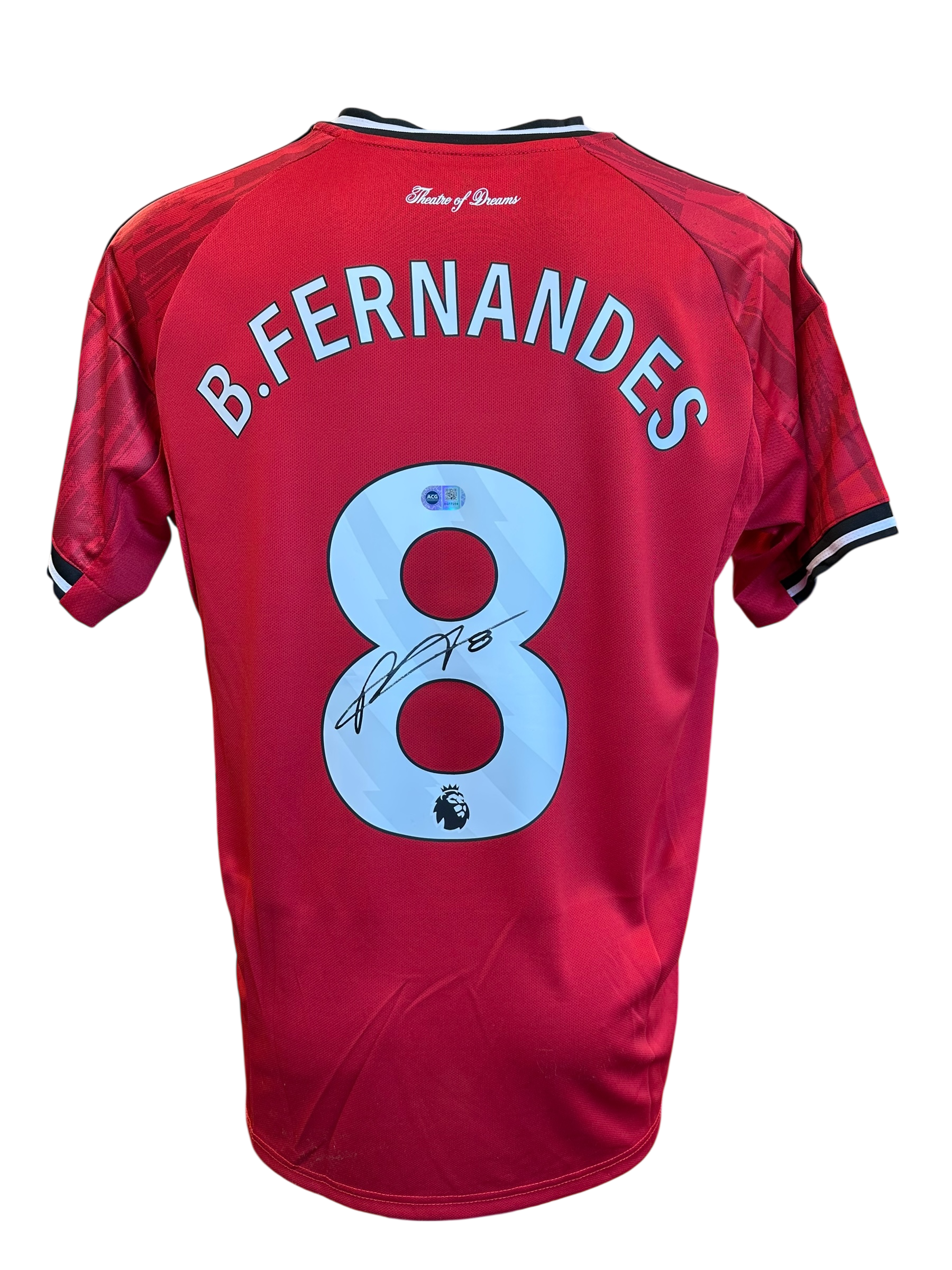 BRUNO FERNANDES SIGNED 2025/26 MANCHESTER UTD HOME SHIRT (ACG CERT AG17294)