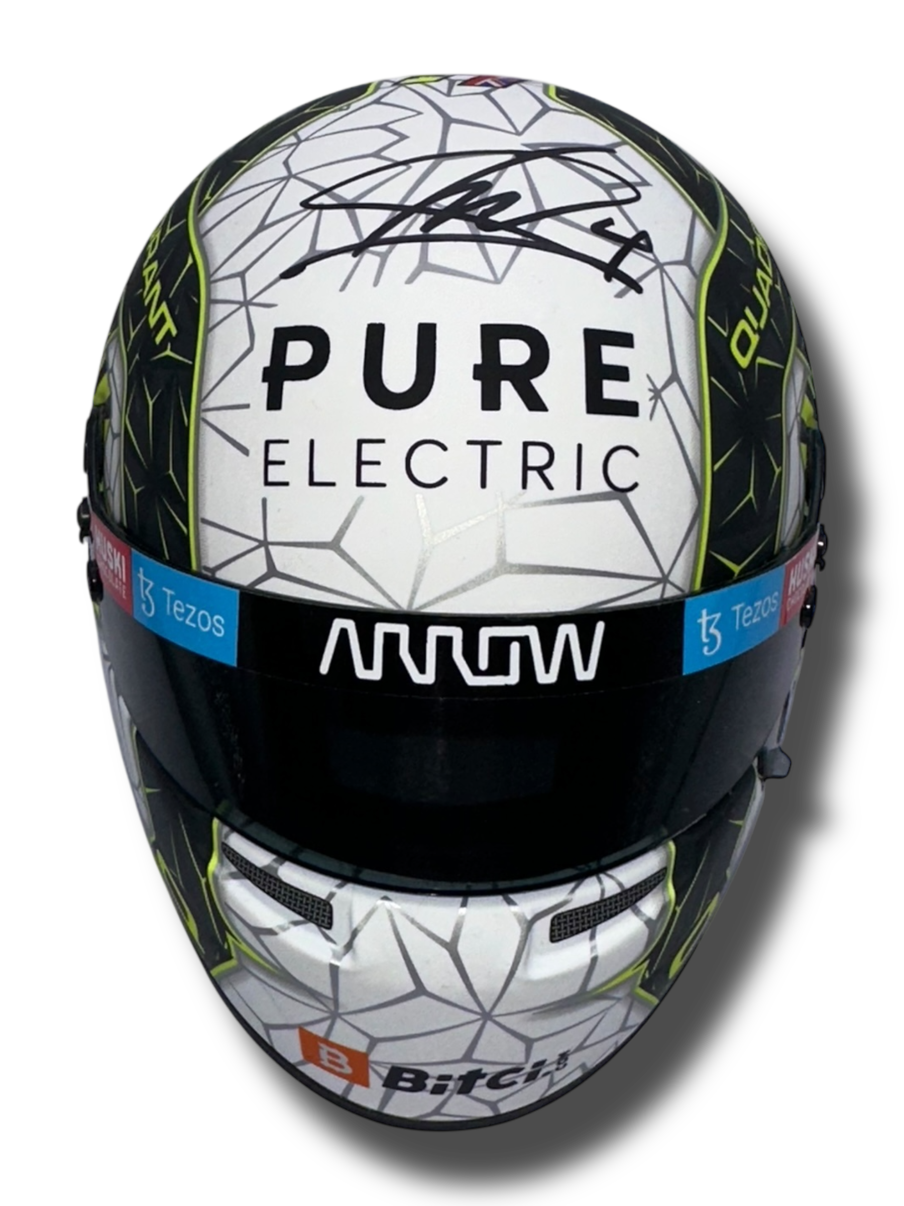 LANDO NORRIS SIGNED MCLAREN 1/2 SIZE BELL F1 HELMET (ACG CERT AG16887)-1
