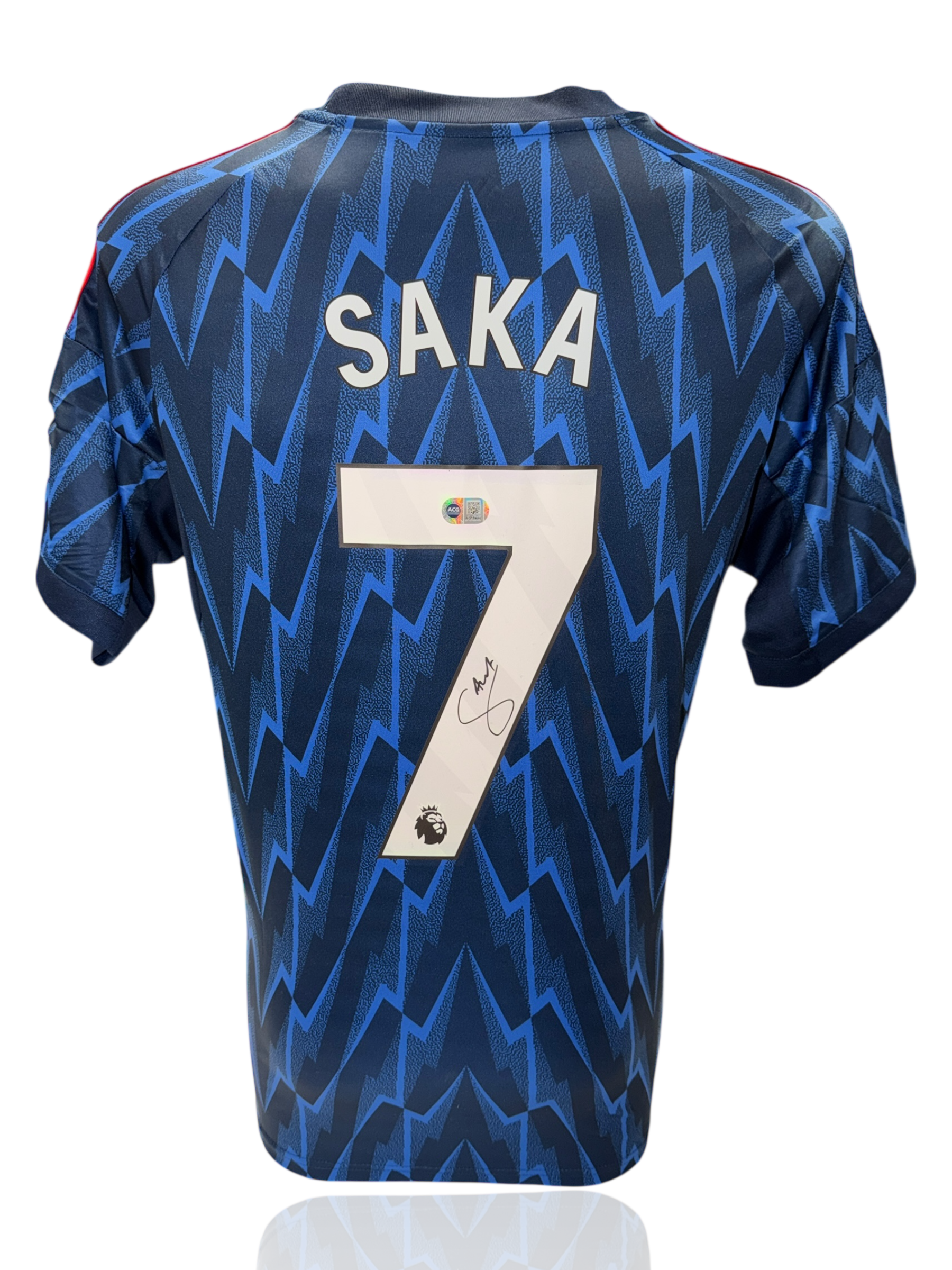 BUKAYO SAKA SIGNED ARSENAL FC 2025/26 AWAY SHIRT (ACG CERT AG17494)