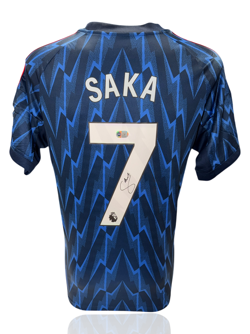 BUKAYO SAKA SIGNED ARSENAL FC 2025/26 AWAY SHIRT (ACG CERT AG17494)-1