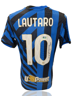 LAUTARO MARTINEZ SIGNED 2024/25 INTER MILAN HOME SHIRT LAUTARO 10 (ACG CERT AG17595)-1