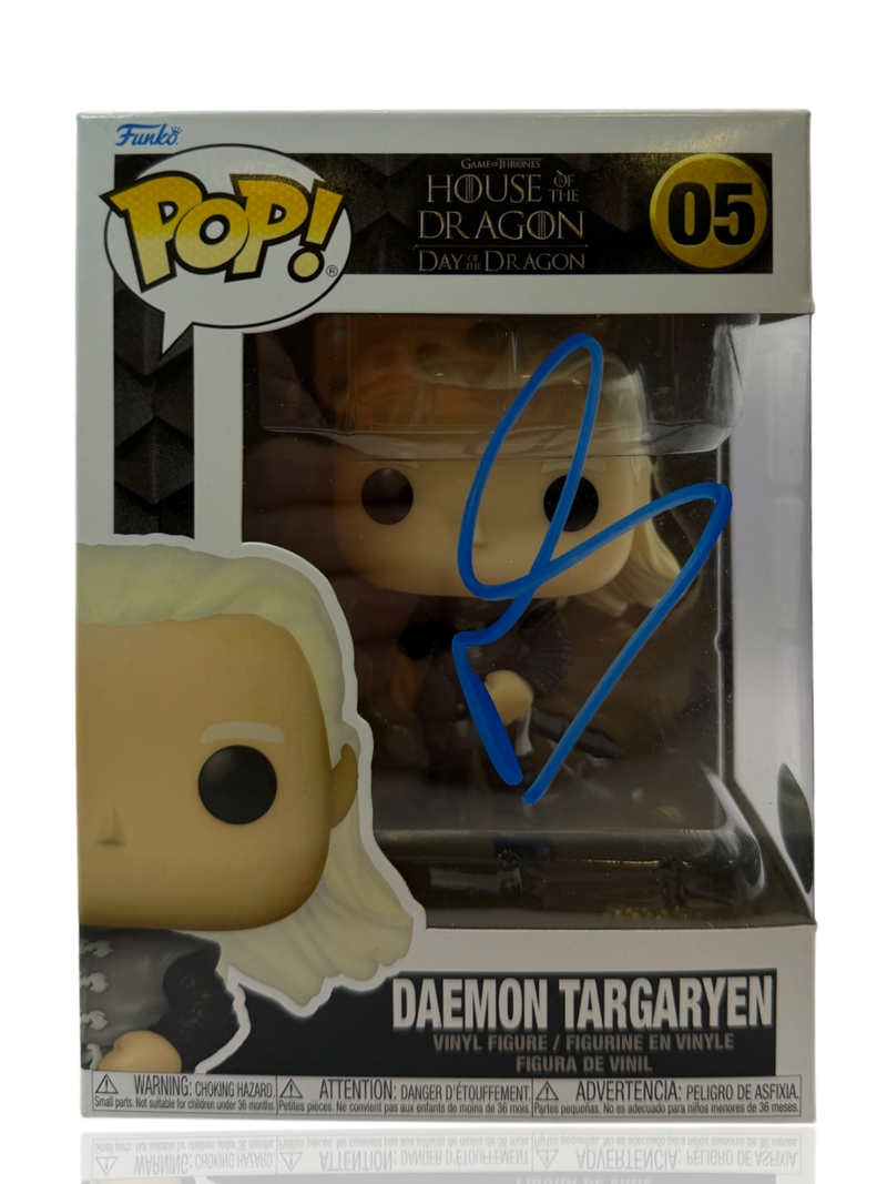 MATT SMITH SIGNED HOUSE OF DRAGONS DAEMON TARGARYEN FUNKO POP! #05 (ACG CERT AG17666)-1