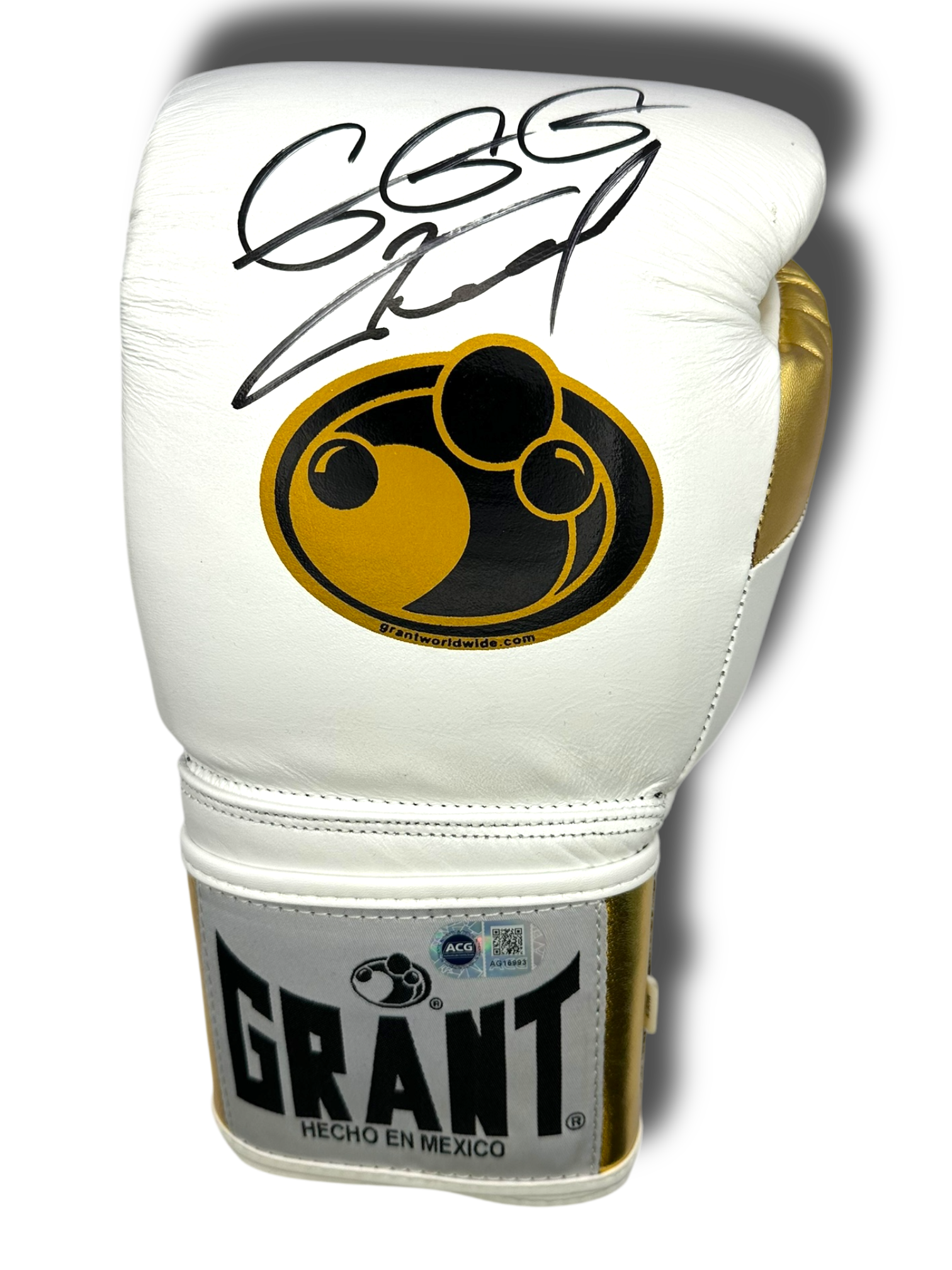 GENNADY GOLOVKIN GGG SIGNED WHITE BOXING GLOVE (ACG CERT AG16993)-1