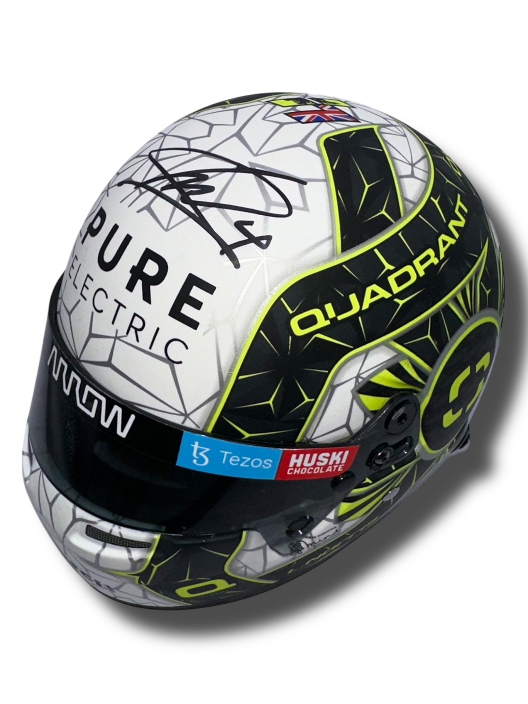 LANDO NORRIS SIGNED MCLAREN 1/2 SIZE BELL F1 HELMET (ACG CERT AG16887)