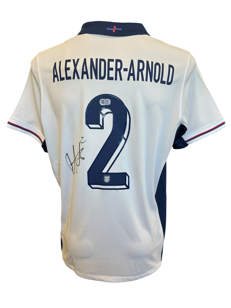 TRENT ALEXANDER-ARNOLD SIGNED 2024 ENGLAND HOME SHIRT (ACG CERT AG17283)-1