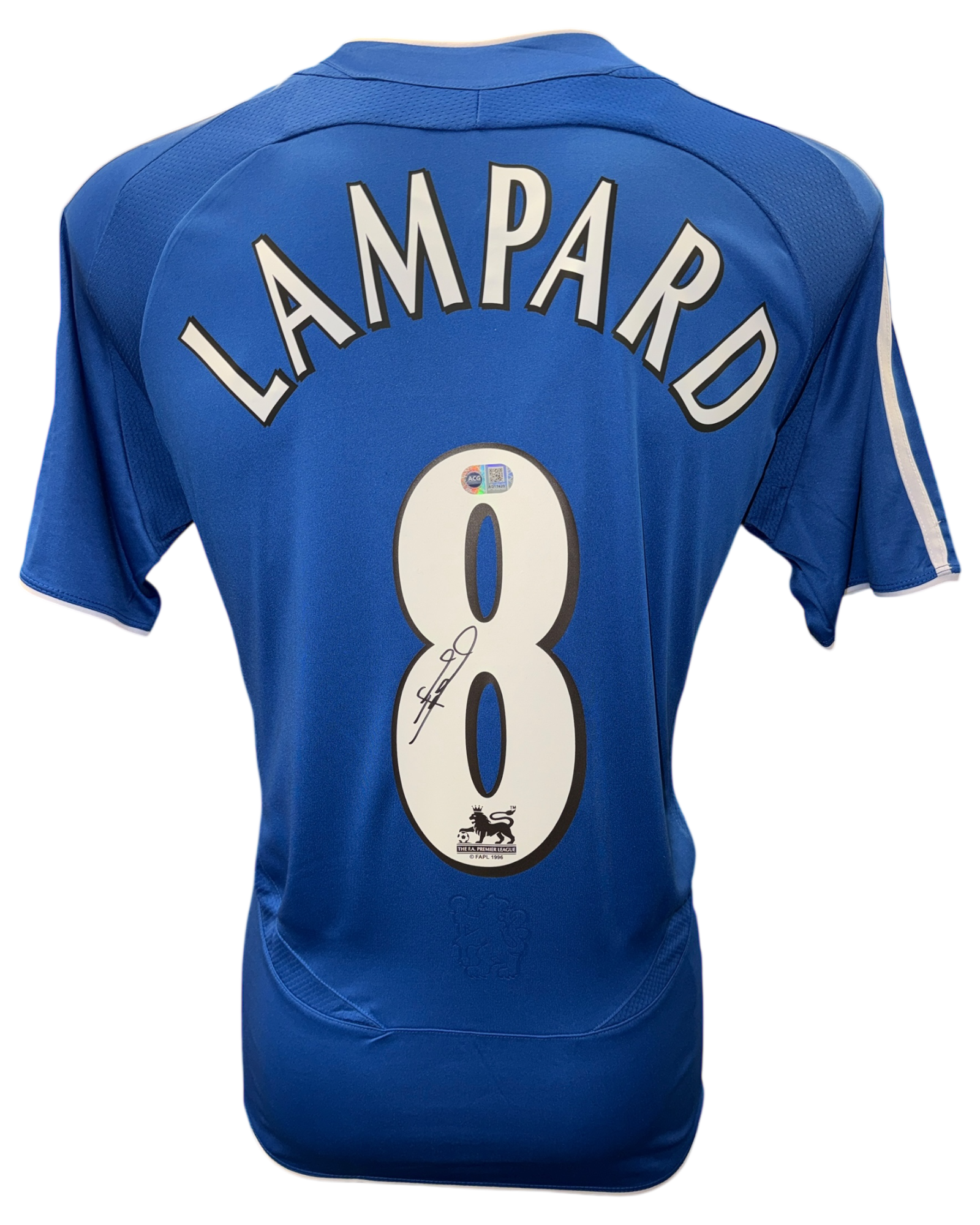 FRANK LAMPARD SIGNED CHELSEA 2006/08 HOME SHIRT (ACG CERT AG17429)