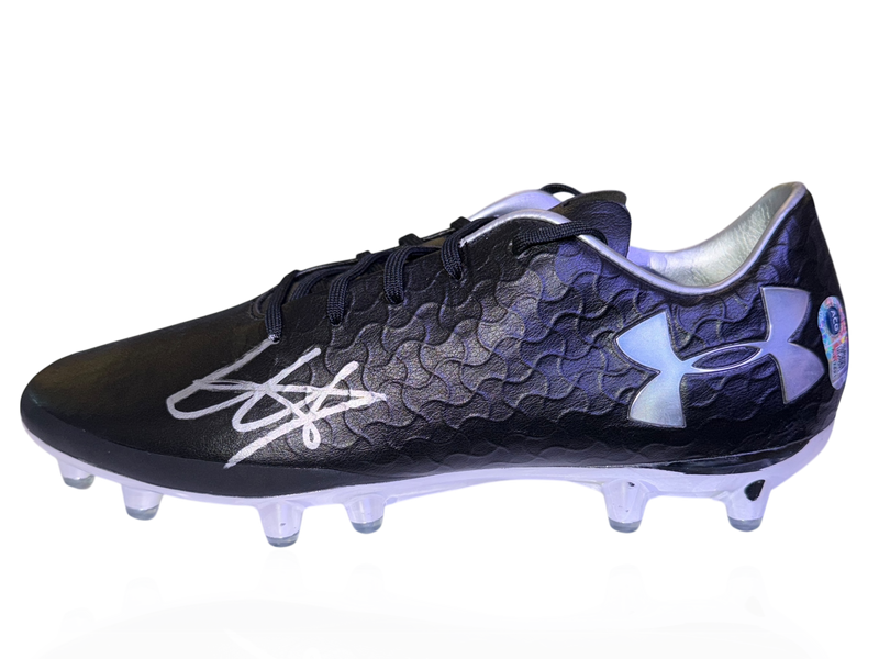 TRENT ALEXANDER-ARNOLD SIGNED UNDER ARMOUR FOOTBALL BOOT (ACG CERT AG17521)-1