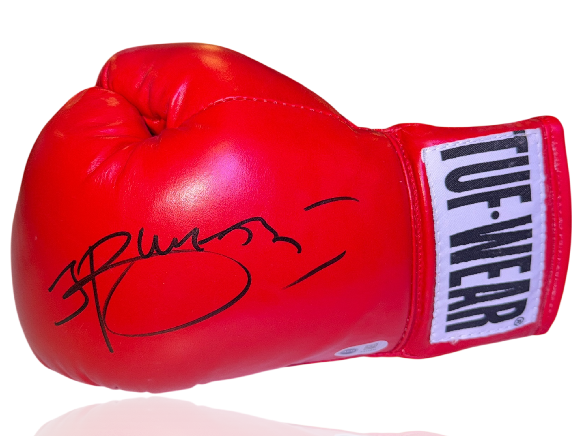JOSHUA BUATSI SIGNED RED TUF WEAR AUTOGRAPH BOXING GLOVE (ACG CERT AG17539)
