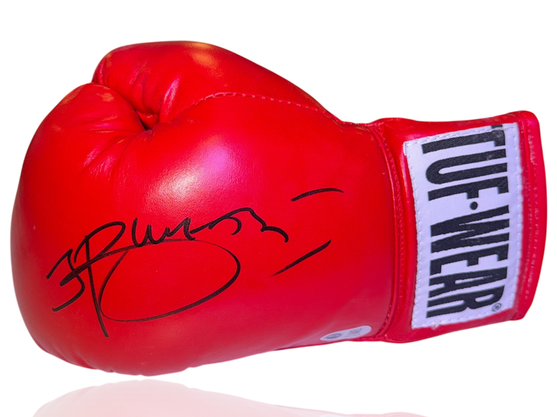 JOSHUA BUATSI SIGNED RED TUF WEAR AUTOGRAPH BOXING GLOVE (ACG CERT AG17539)-1
