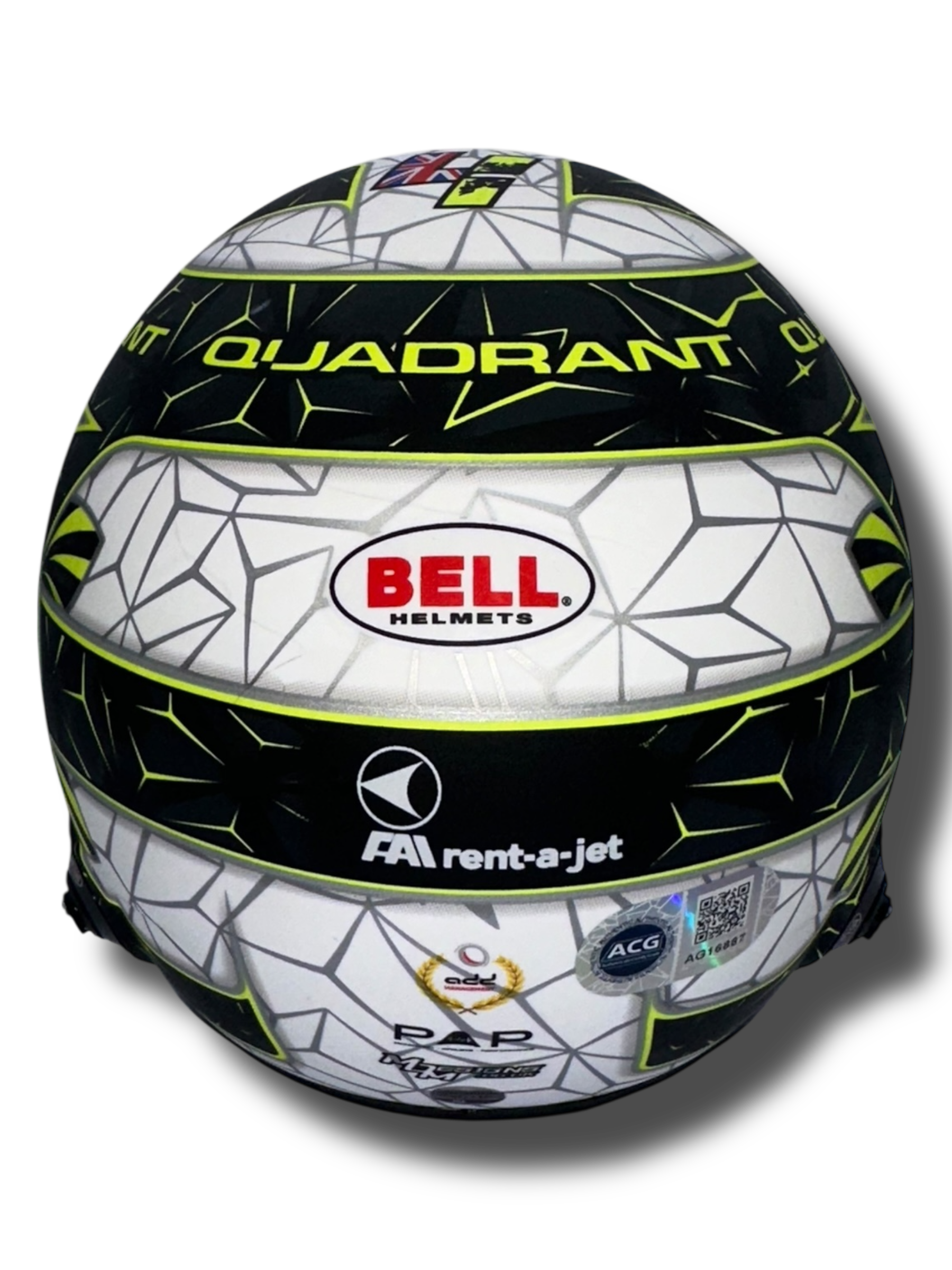 LANDO NORRIS SIGNED MCLAREN 1/2 SIZE BELL F1 HELMET (ACG CERT AG16887)