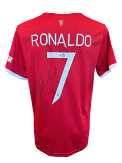 CRISTIANO RONALDO SIGNED 2021/22 MANCHESTER UNITED HOME SHIRT (ACG CERT AG17222)-1