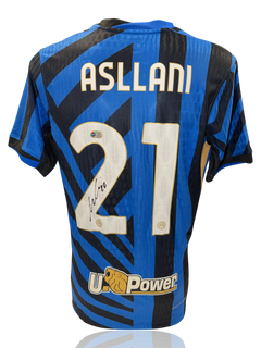KRISTJAN ASSLANI SIGNED 2024/25 INTER MILAN HOME SHIRT ASSLANI 21 (ACG CERT AG17597)-1