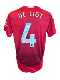 MATTHIJS DE LIGT SIGNED 2024/25 MANCHESTER UTD HOME SHIRT (ACG CERT AG17202)-1