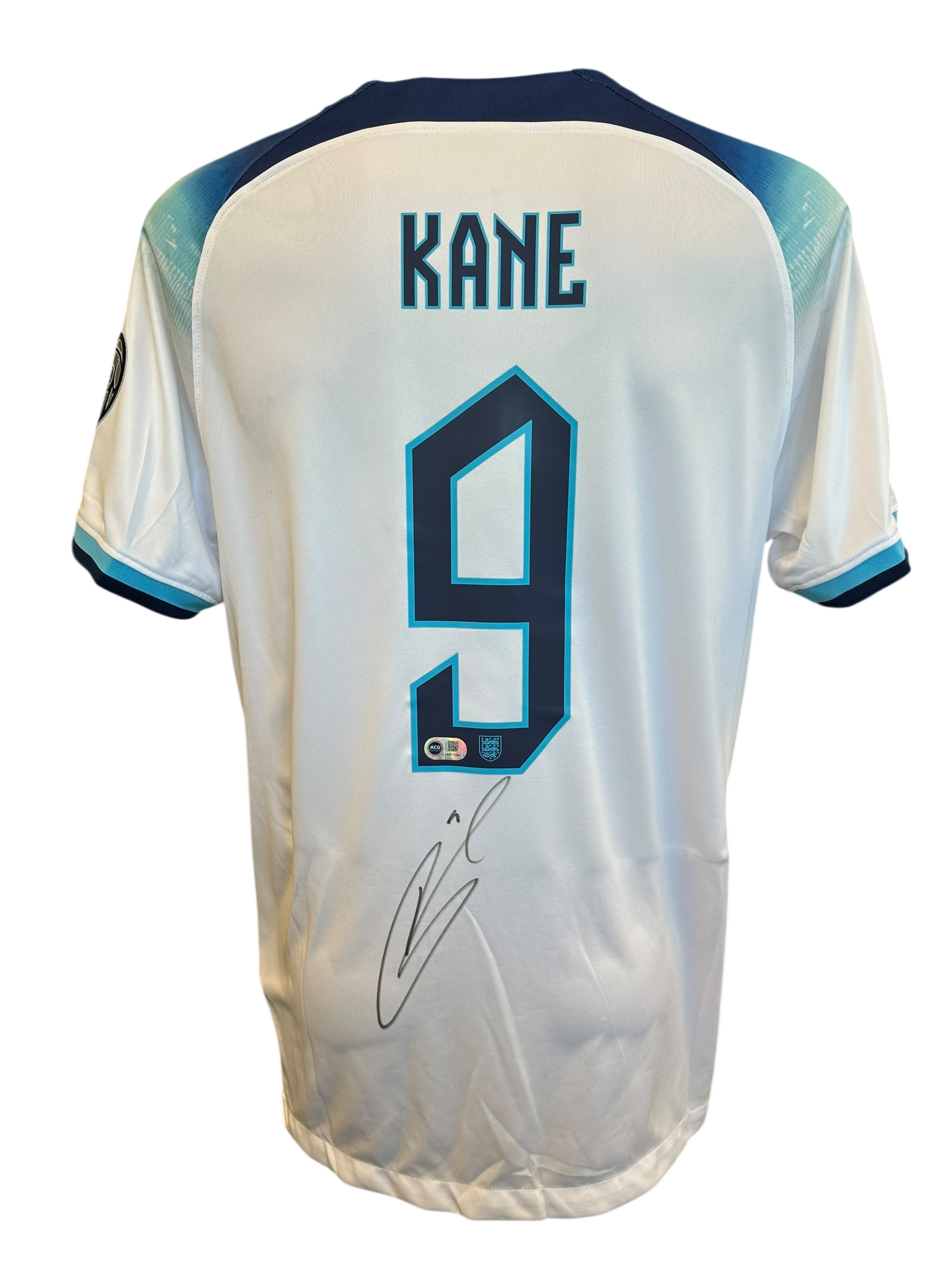 HARRY KANE SIGNED 2022 ENGLAND RECORD GOAL SCORER HOME SHIRT (ACG CERT AG17285)